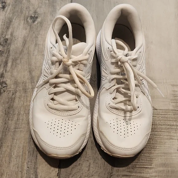 ASICS Women's White Athletic Sneakers Size 6 Gel Contend Sl - Picture 2 of 8